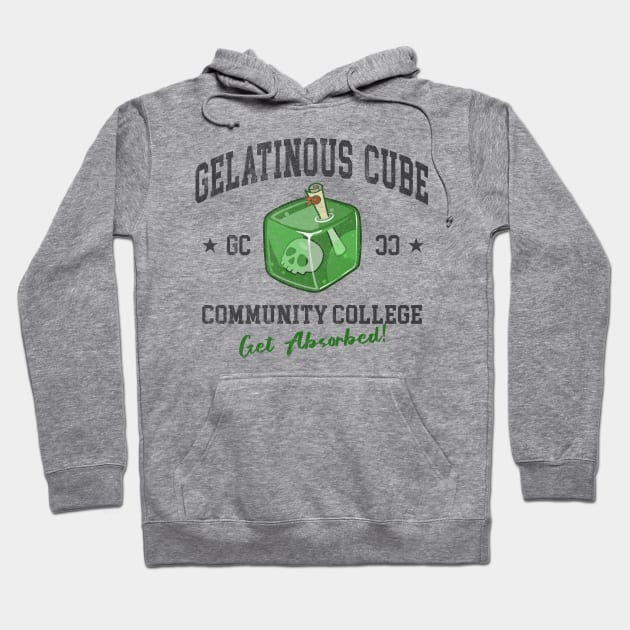 Gelatinous Cube Community College Hoodie by ACraigL